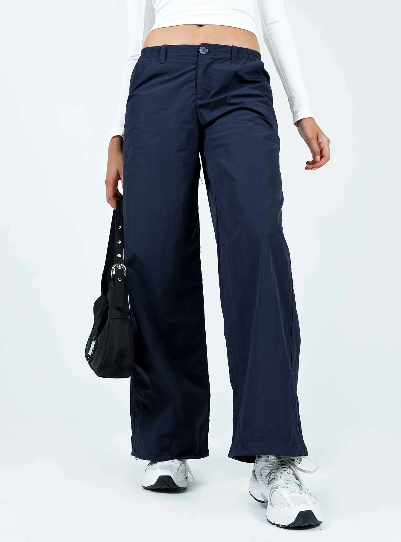 Annerley Parachute Pants Navy AntiStaticTreatment Stain Resistant
