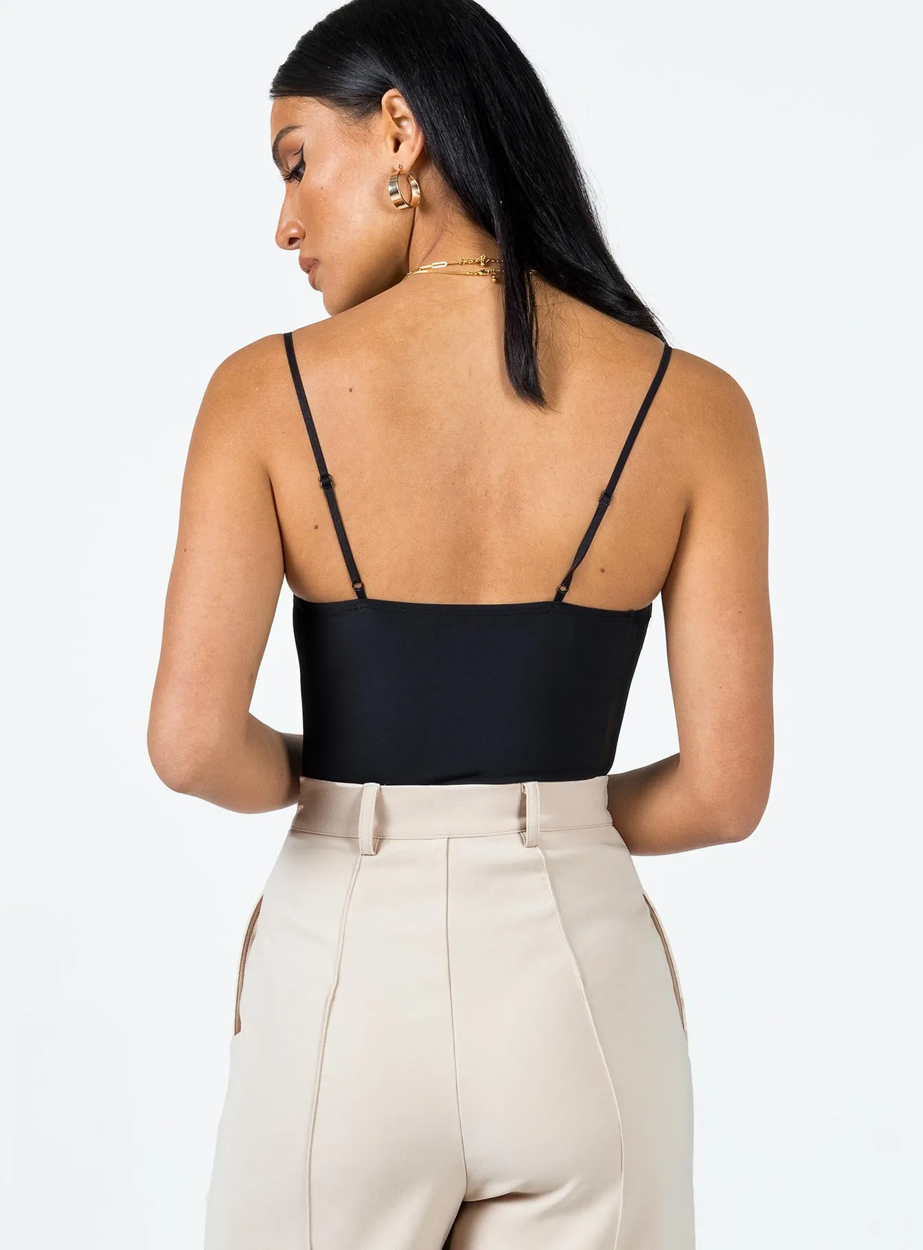 Sudol Bodysuit Black wedding bodysuit low back bodysuit