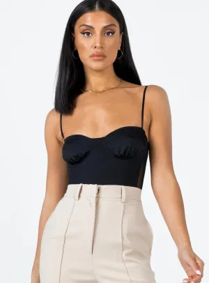 Sudol Bodysuit Black winter bodysuit
