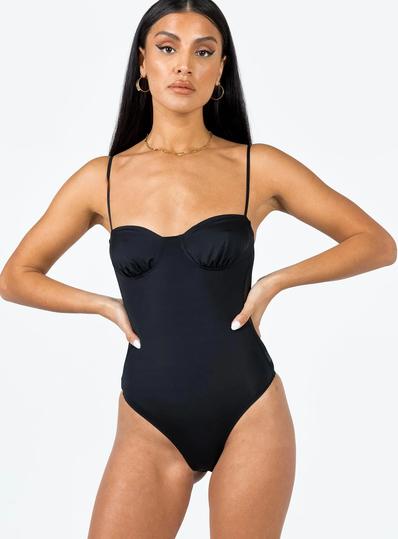 Sudol Bodysuit Black sporty bodysuit