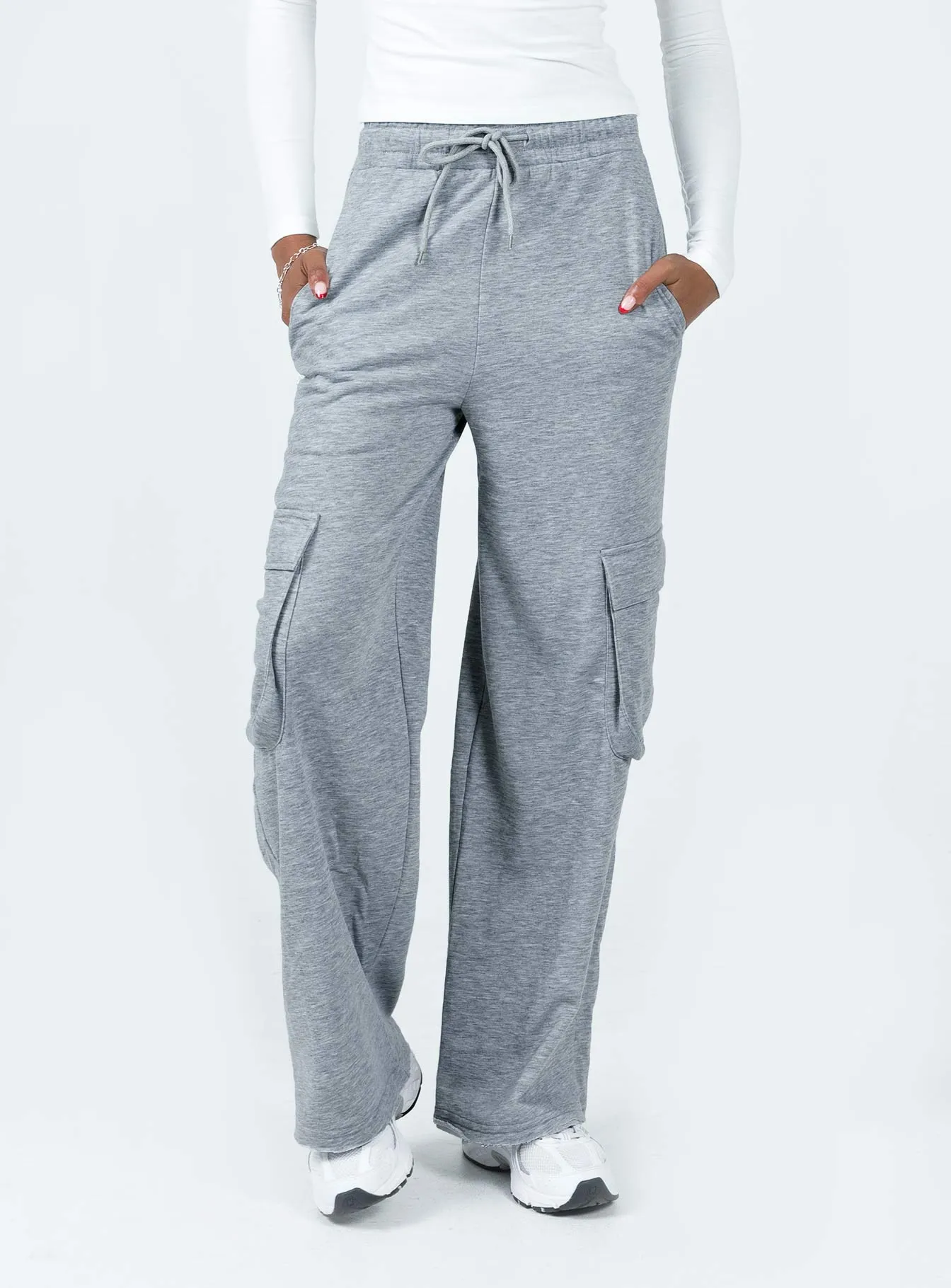 Slim Shape AbrasionResistant Sunday Morning Cargo Pants Grey