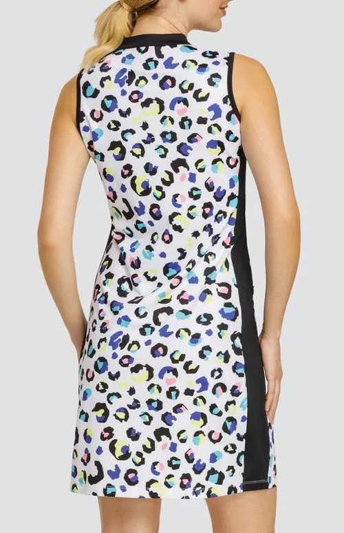 Feminine Energy New Tail Activewear Azura Sleeveless Golf Dress - Painted Panther MSP$117