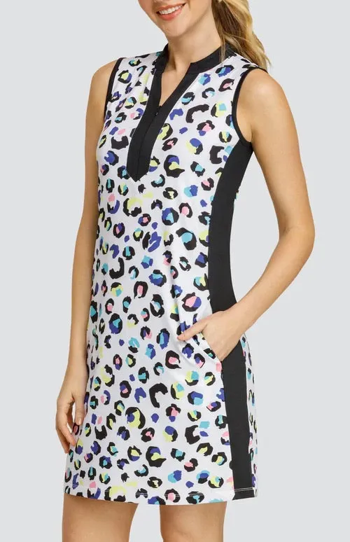 Stylish Comfort Shared Moment New Tail Activewear Azura Sleeveless Golf Dress - Painted Panther MSP$117