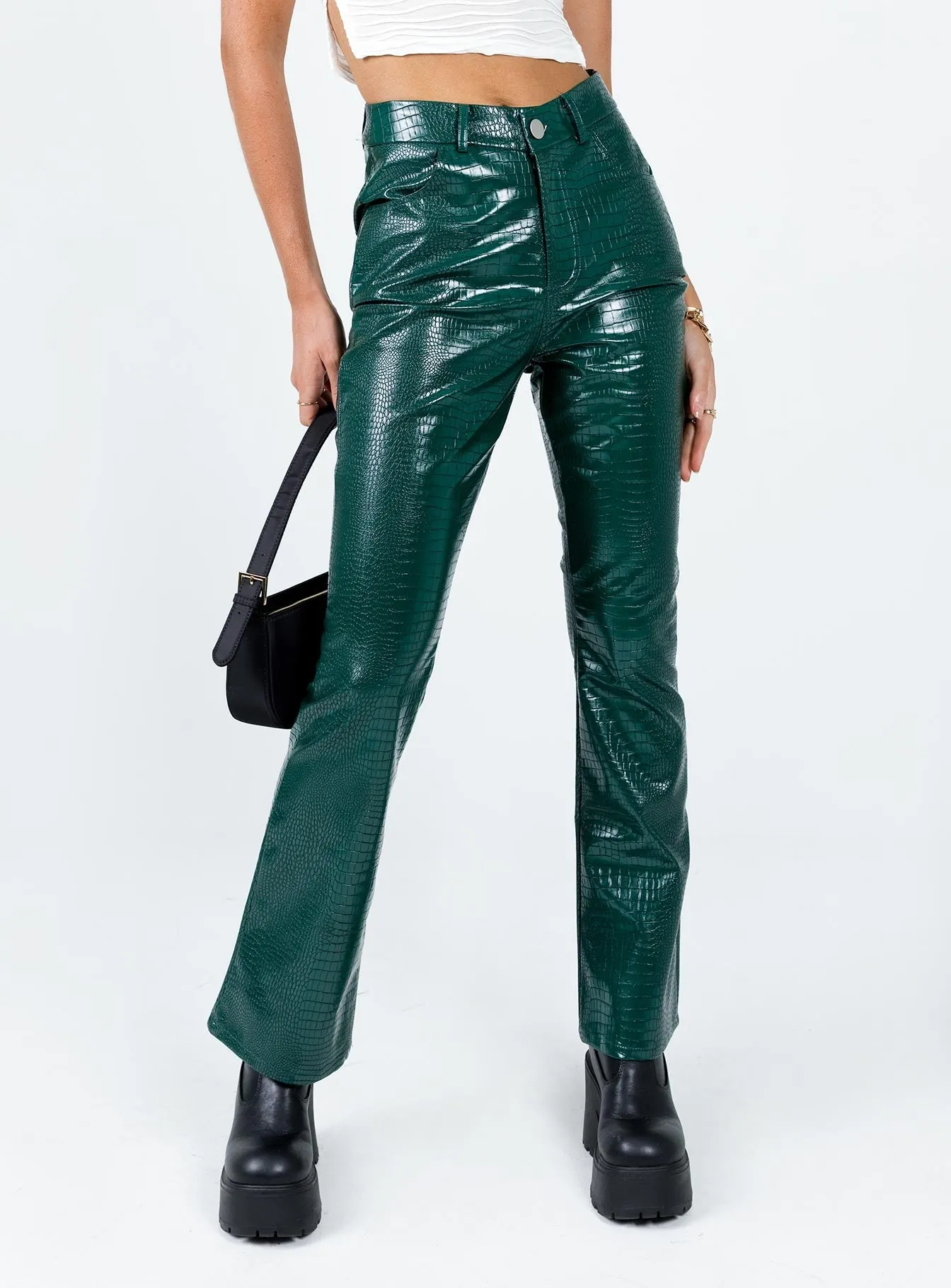 Harmonious Pants Green Chic Comfort