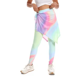 Ruching Details Anti Pilling Fabric Morning Breeze Wrap-up skirt