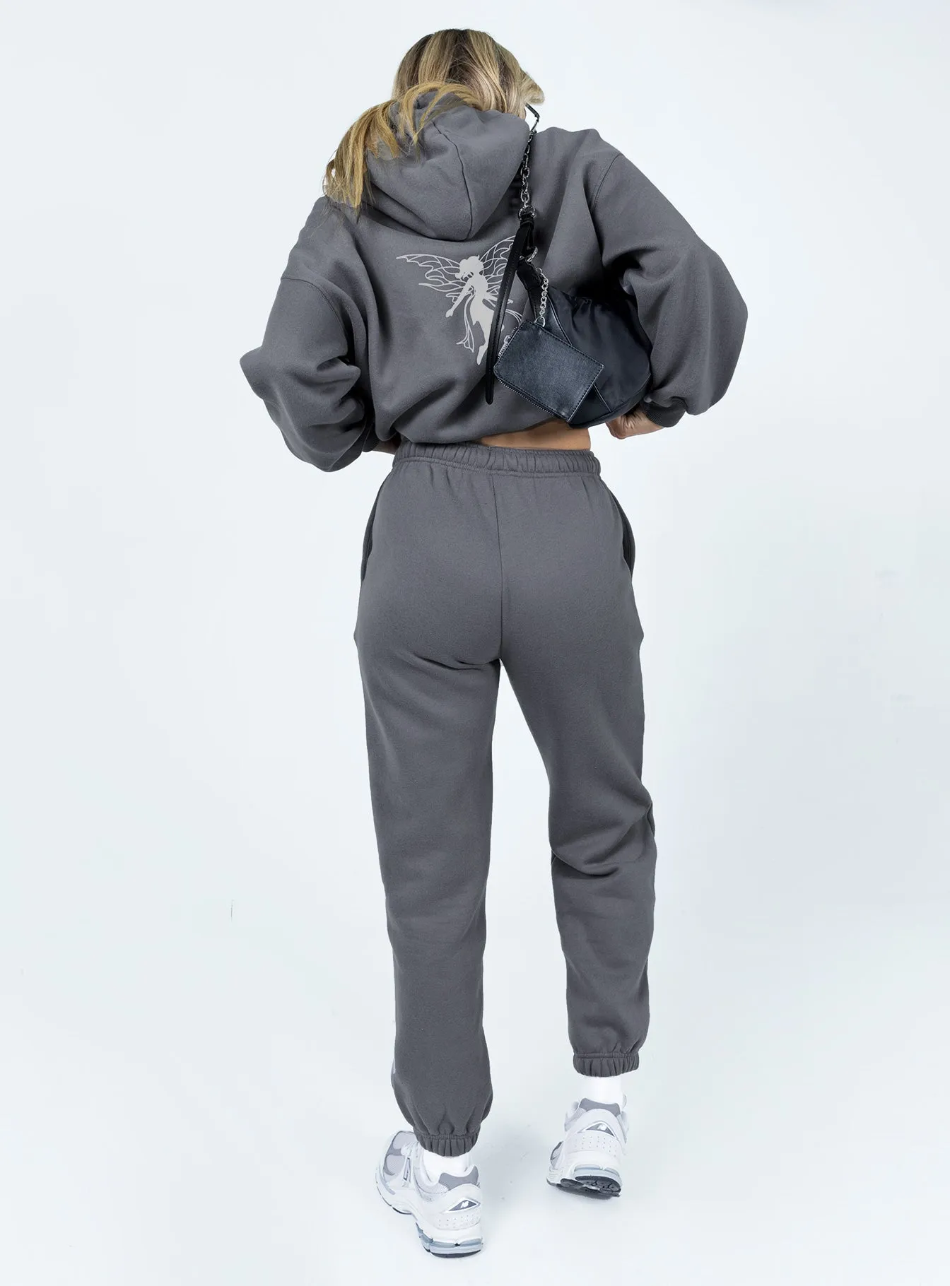 Sporty Appeal Timeless Appeal Pheonix Track Pants Charcoal