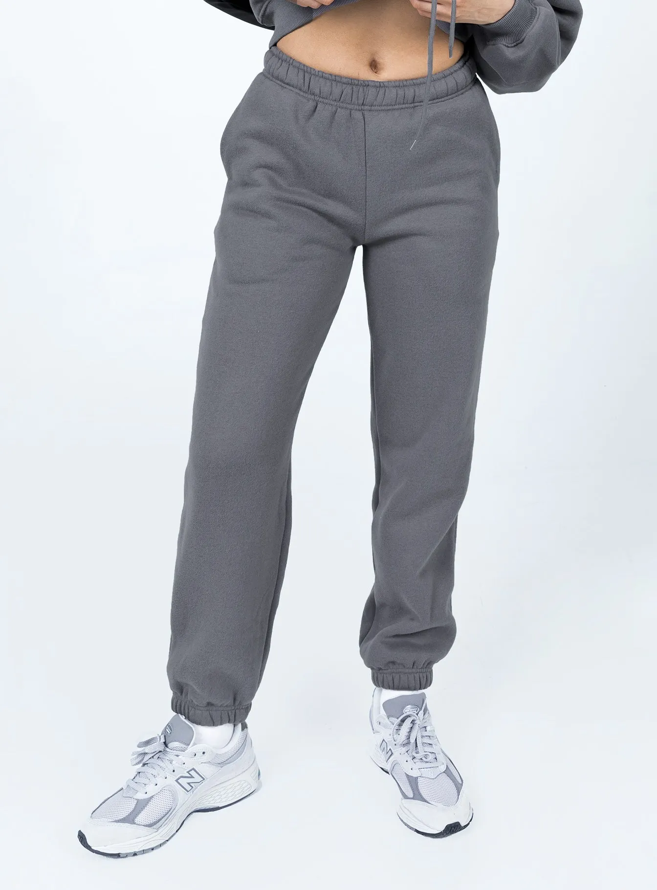 anti slip grip Training Wear Pheonix Track Pants Charcoal