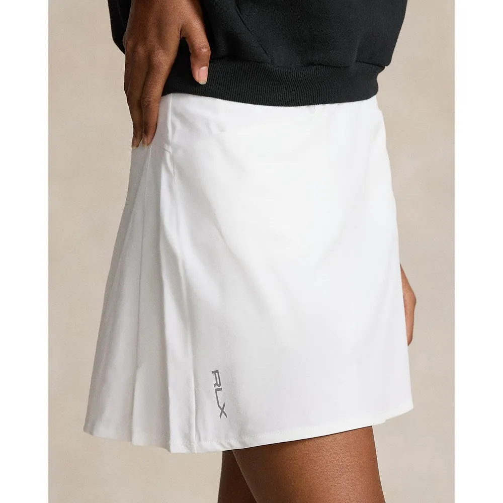 RLX Ralph Lauren Women's Performance 17" Pleated Aim Skort - Ceramic White Design innovation