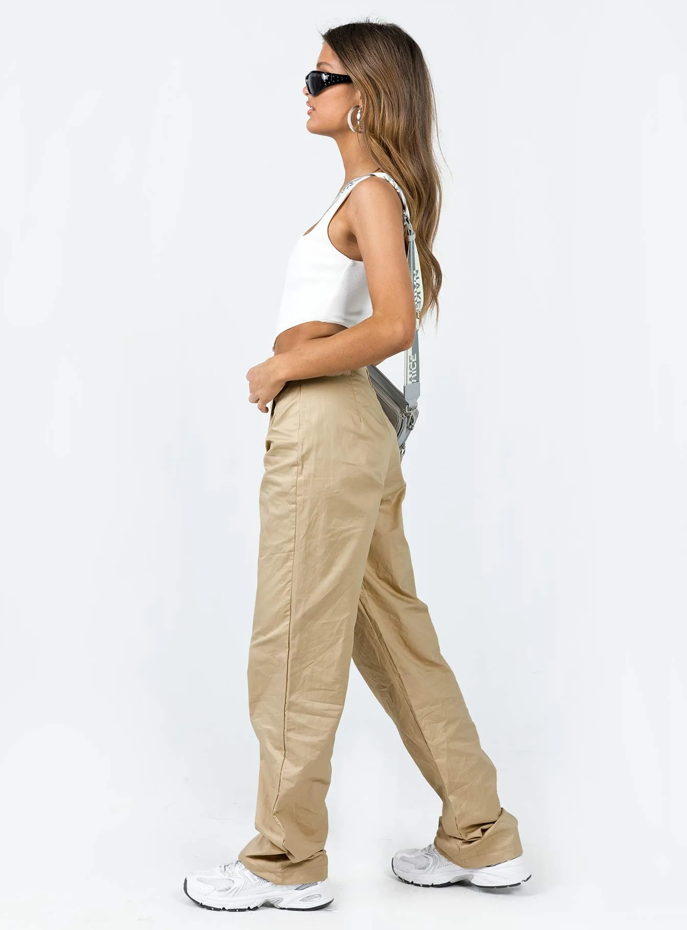 Titius Pants Light Beige AntiSlipGrip Form Fitting