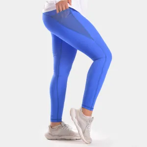 Doe side pocket elevate leggings- Royal Blue Luxury Touch