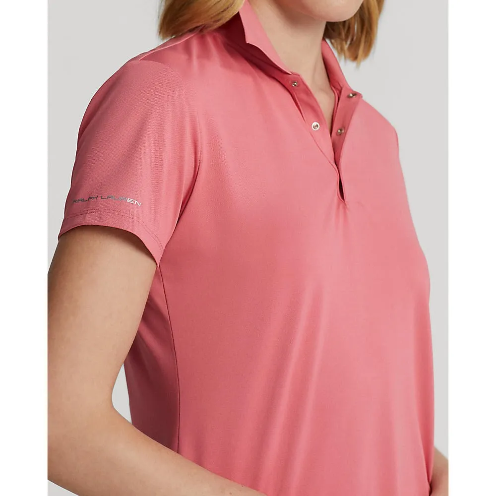Late Breeze Peace Core RLX Ralph Lauren Women's Tour Performance Golf Shirt - Desert Rose
